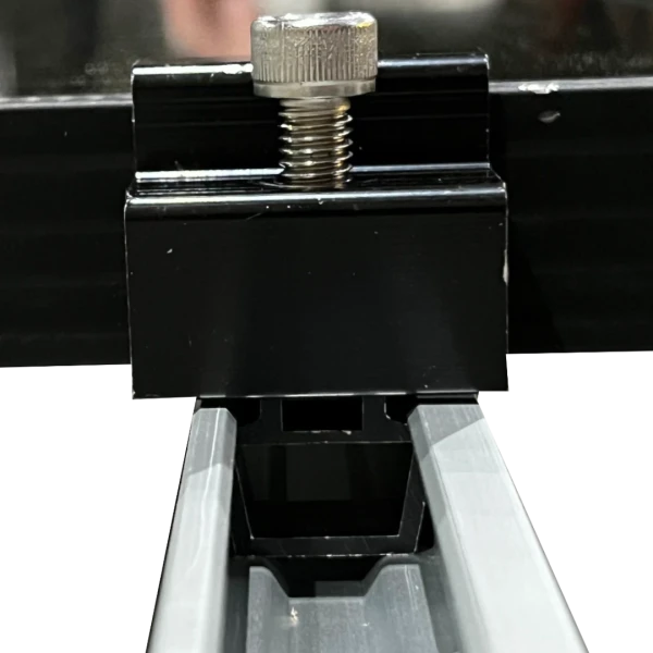 Enerack end-clamp 30-40mm black