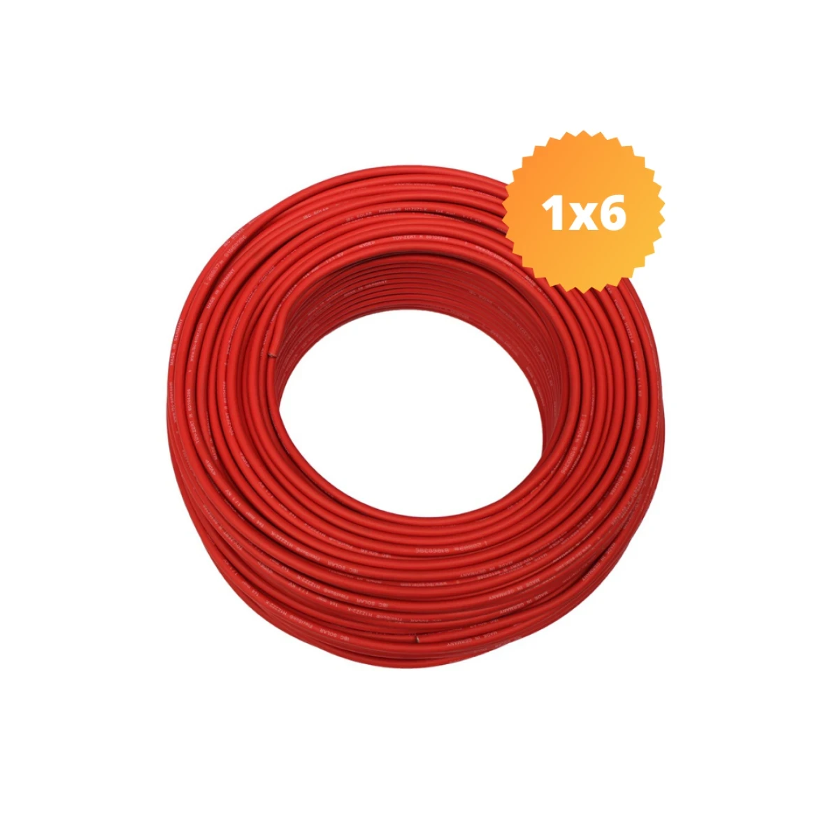 WattKit DC cable 6mm2 red m