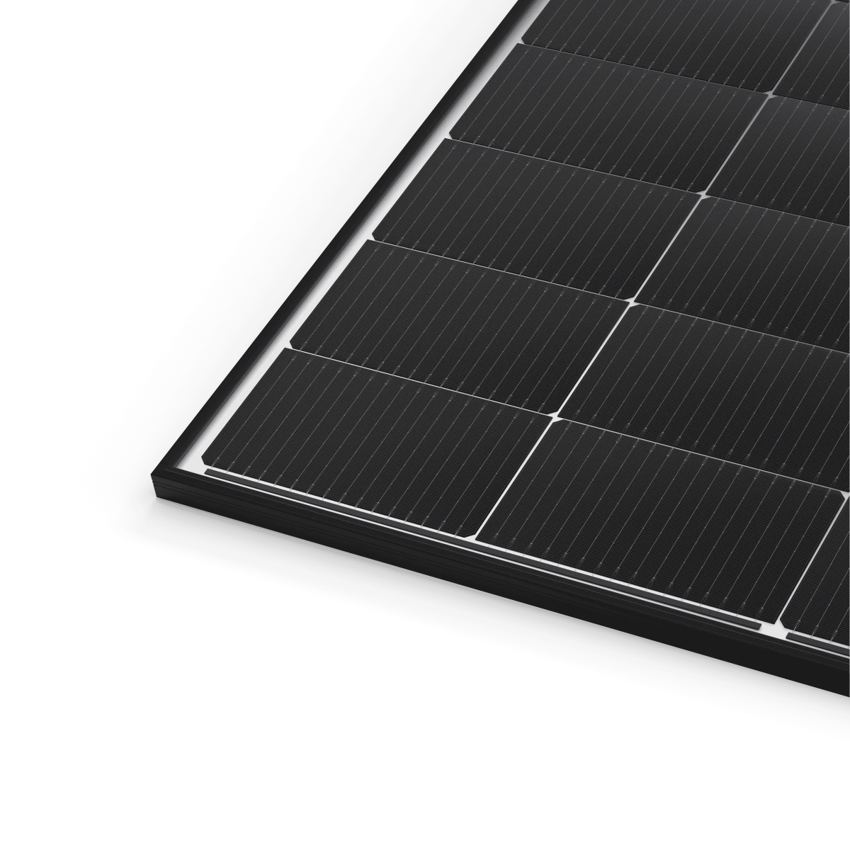 Longi 445W Ntype TopCon Fekete keretes Bifacial napelem HPDC technológiával