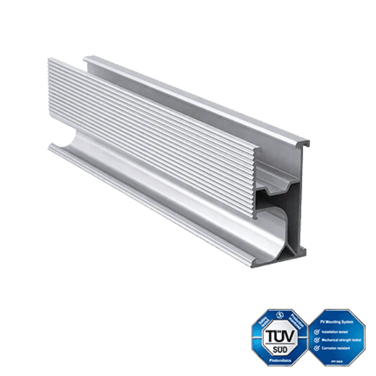 ERK mounting rails 2,3m side mounted