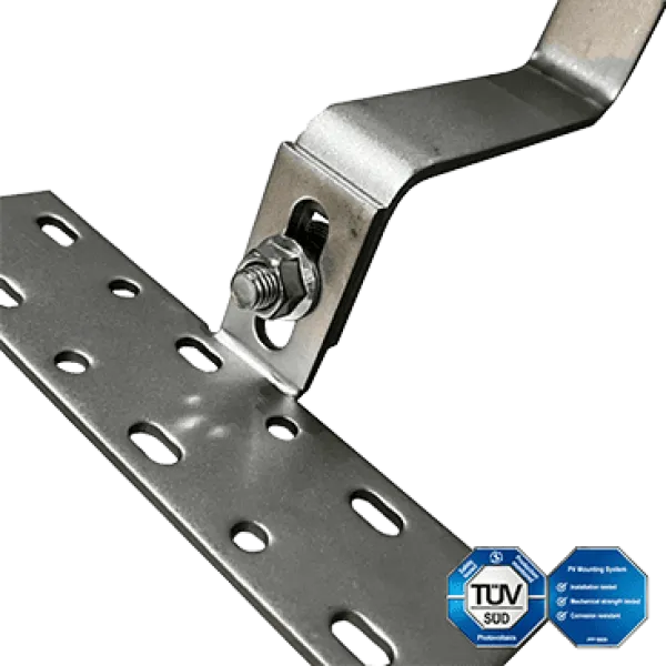 MountKit by ERK adjustable tile roof hook T06 - side mounted