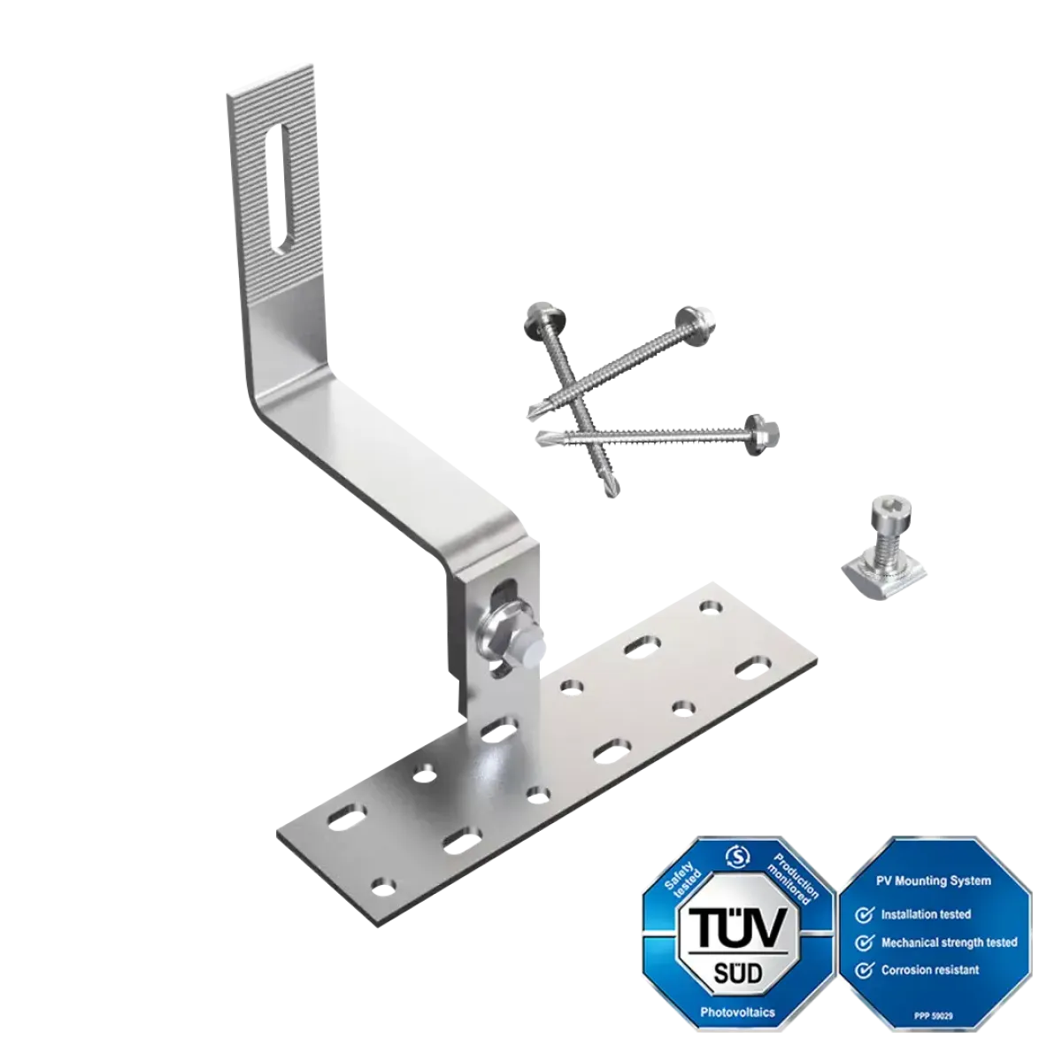 MountKit by ERK adjustable tile roof hook T06 - side mounted