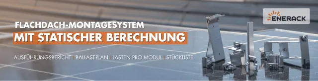 Flat roof mounting system