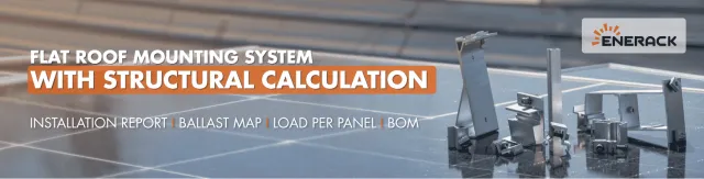 Flat roof mounting system
