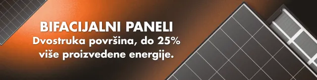 Bifacial solar panels
