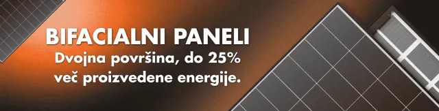 Bifacial solar panels