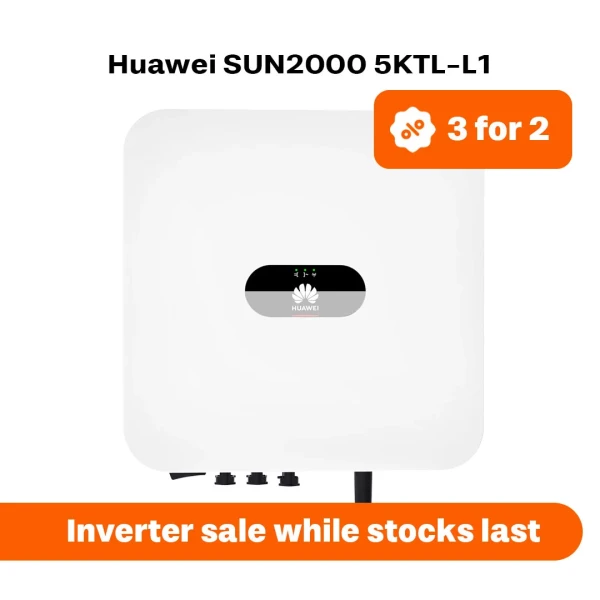 Huawei SUN2000-5KTL-L1 1 Phase Inverter Bundle - SolarKit B2B Webshop