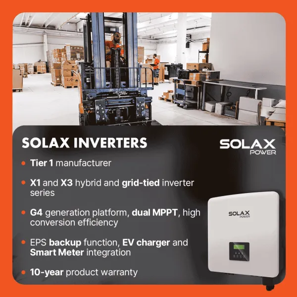 SolaX 5kW X3-HYBRID-5.0-D Hybrid HV 3 phase inverter