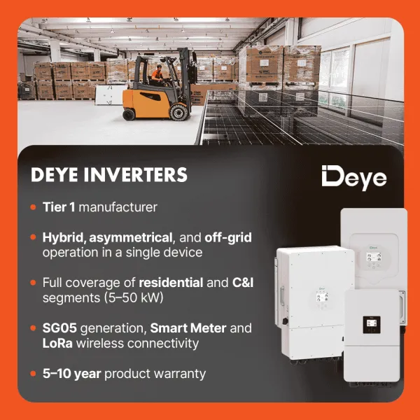 Deye 8kW SUN-8K-SG05LP1-EU Hybrid LV 1 phase inverter