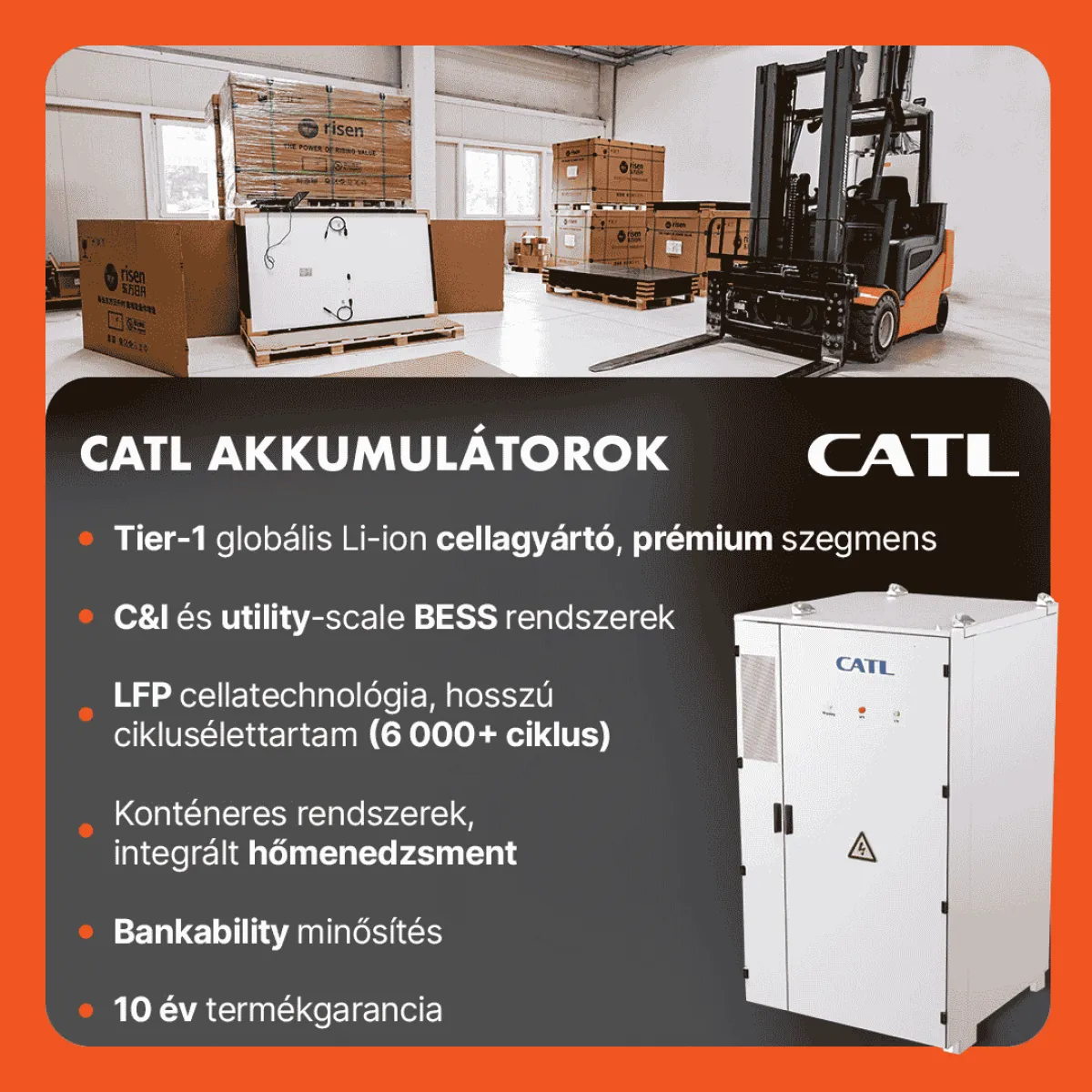 CATL EnerOne+ 407.3 kWh 0,5C akkumulátor
