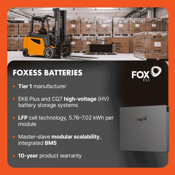 FoxESS CQ7-S 7.02kWh HV Slave Module Heated energy storage