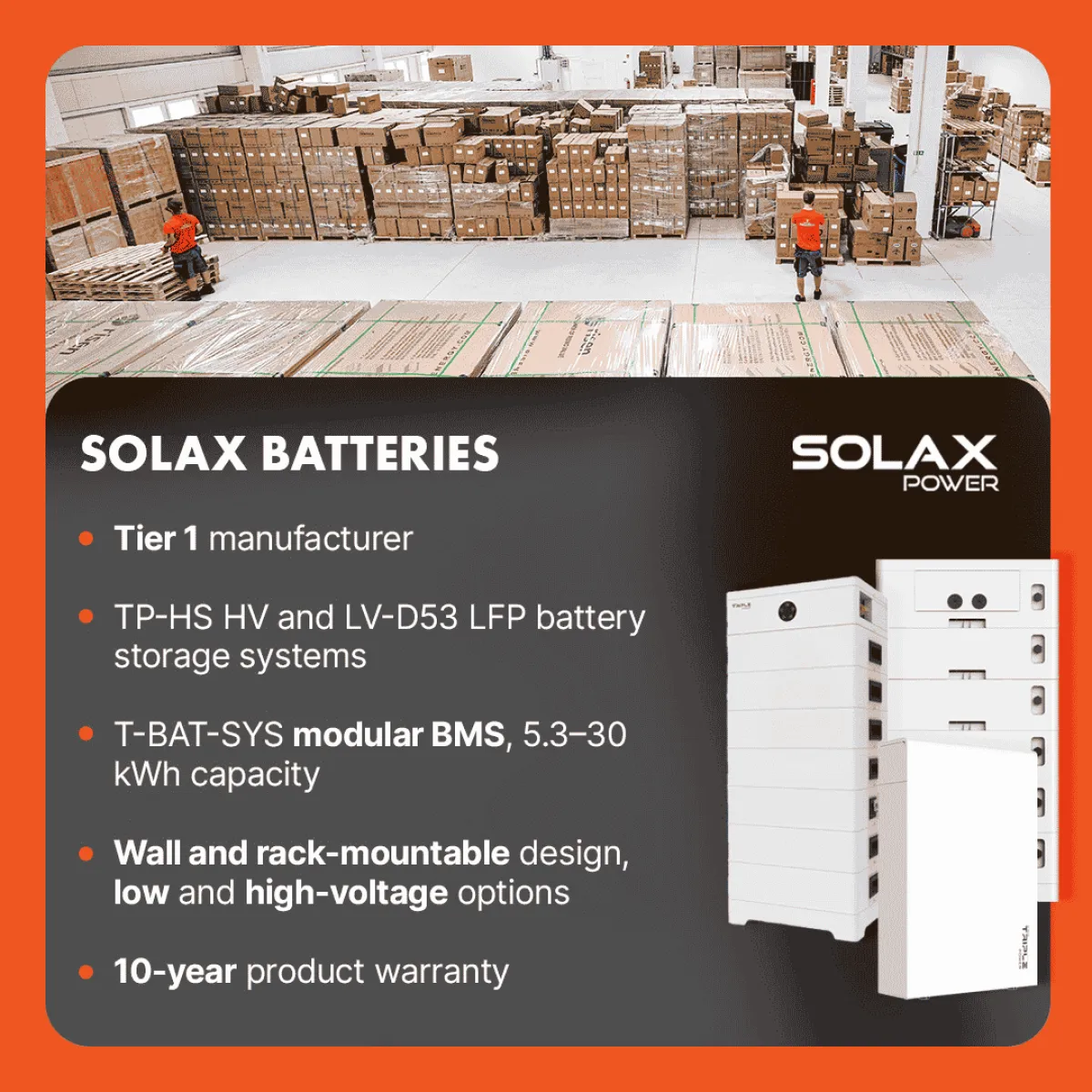 SolaX T-BAT-SYS-HV-S2.5 MCS0800 HV BMS