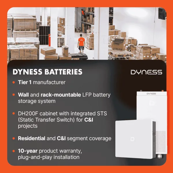 Dyness DH200F P 215kWh C&I on/off-grid with MPPT