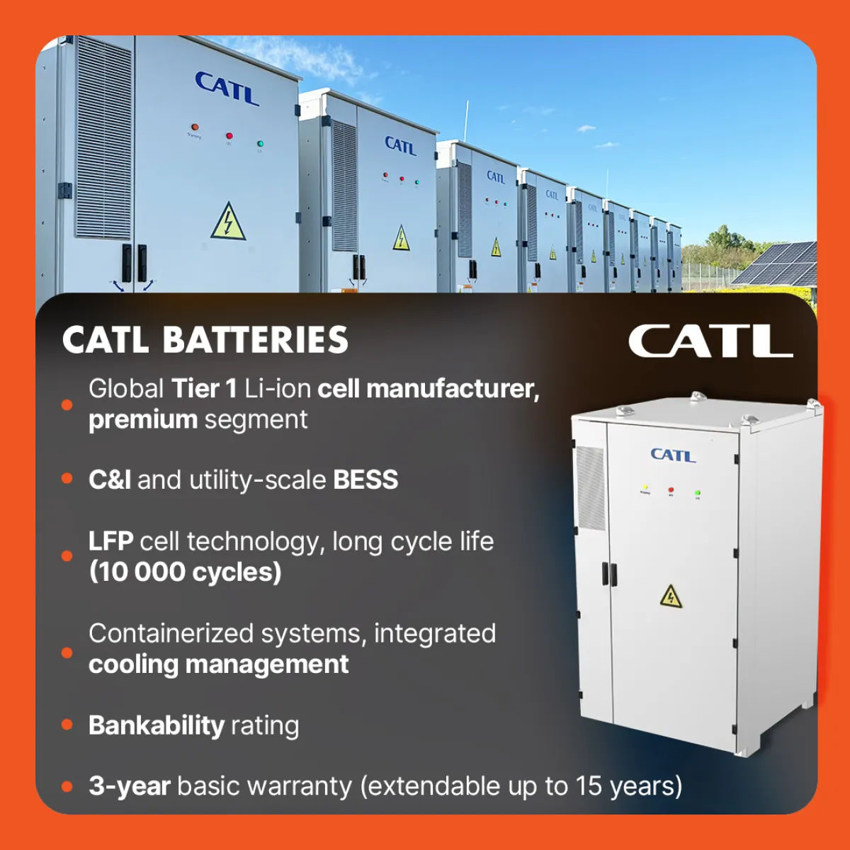 CATL EnerOne+ 254.6 kWh battery