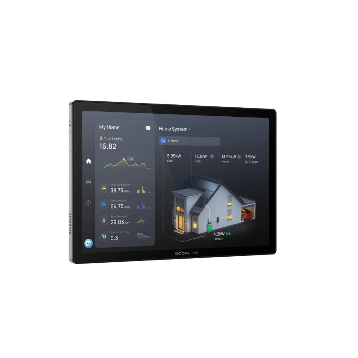 EcoFlow PowerInsight 2 11-inch touchscreen energy monitor