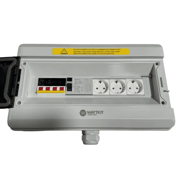 Wattkit YRADB-1/3 16A 3 phase backup AC protection box MCB+RCD