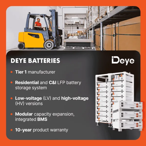 Deye AI-W16-H 16kWh LV Heated outdoor energy storage AIO